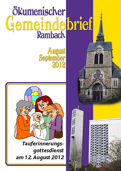 Gemeindebrief Rambach 2012 August+September