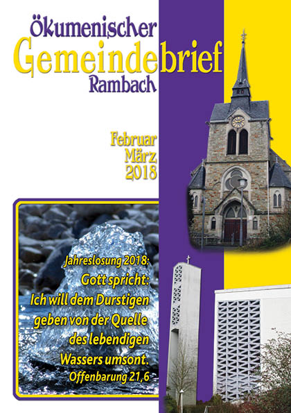 Gemeindebrief Rambach 2018 Februar+März